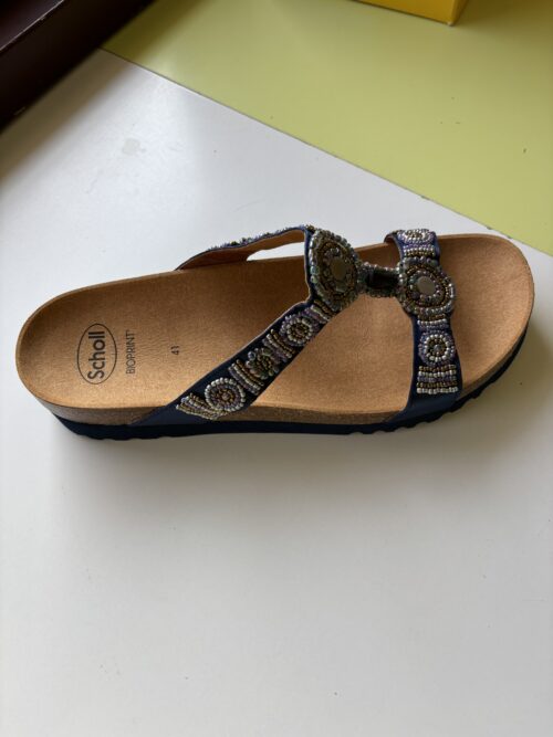 NEW BOGOTA' WEDGE BLUE NAVY MULTI