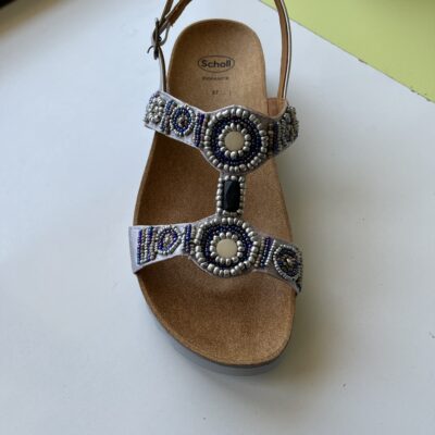 BOGOTA'  SANDAL ARGENTO BLU