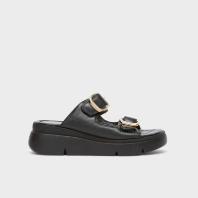 BALI BUCKLE SANDAL NERO
