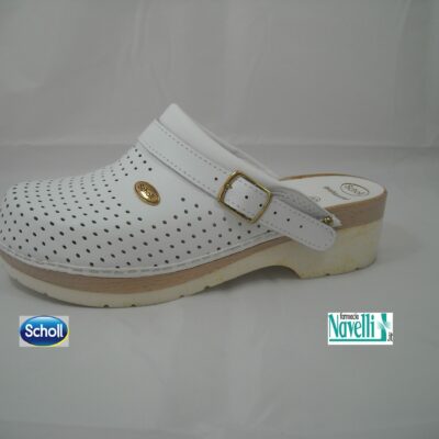 DR SCHOLL CLOG SUPERCOMFORT WHITE