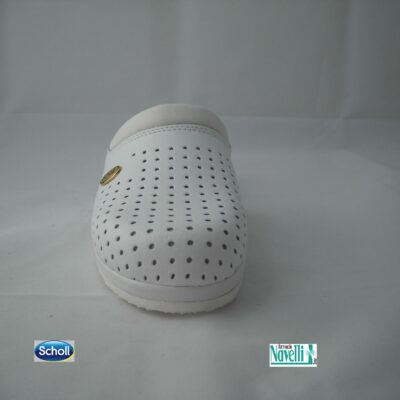 DR SCHOLL CLOG BACK GUARD WHITE