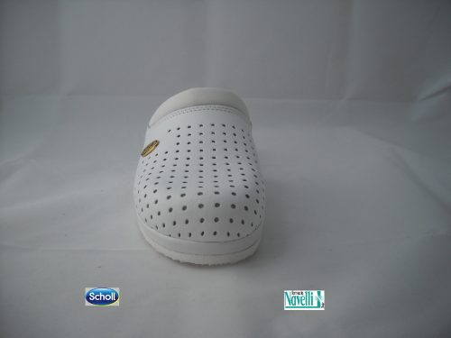 DR SCHOLL CLOG BACK GUARD  WHITE