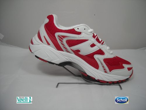 DR SCHOLL SPRINTER  BIANCO-ROSSO