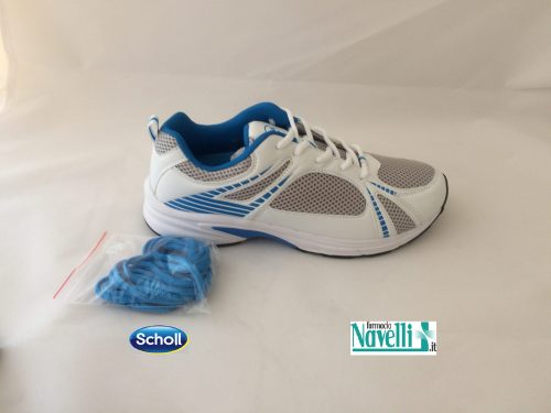 DR SCHOLL LIGHTWALKER BIANCO-BLU