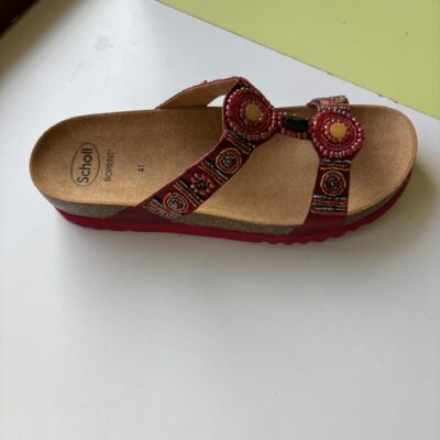 NEW BOGOTA WEDGE ROSSO SCURO MULTI