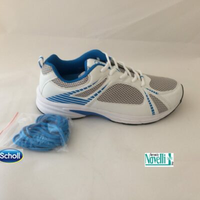 DR SCHOLL LIGHTWALKER BIANCO-BLU