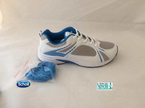 DR SCHOLL LIGHTWALKER BIANCO-BLU