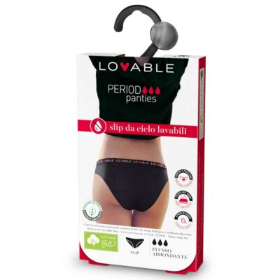 SLIP CICLO LOVABLE NERO