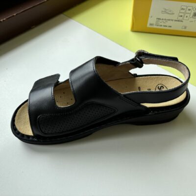 EMILIA ELASTIC SANDAL NERO