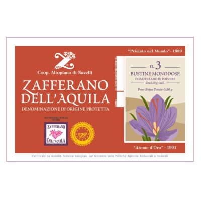 Zafferano dell’Aquila DOP in Polvere – 0,3 grammi