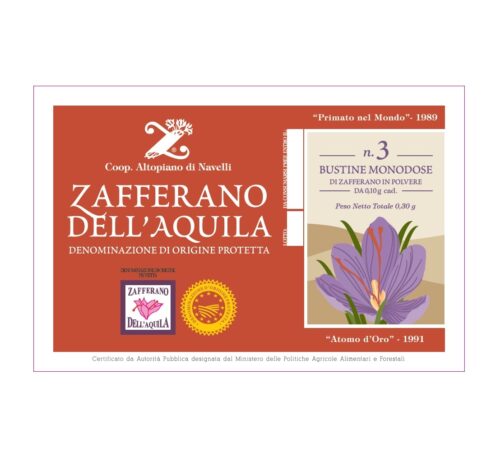 Zafferano dell’Aquila DOP in Polvere – 0,3 grammi