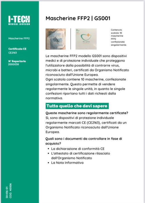MASCHERINA FFP2 MASCHERINA FFP2