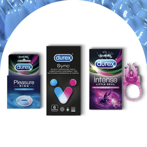 SET DOUBLE PLEASURE DUREX